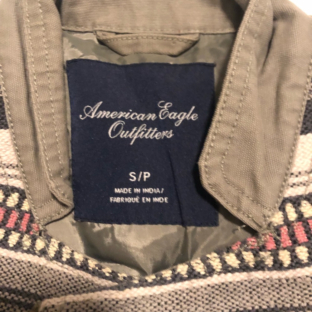 American Eagle Patterned Army Jacket - image 2